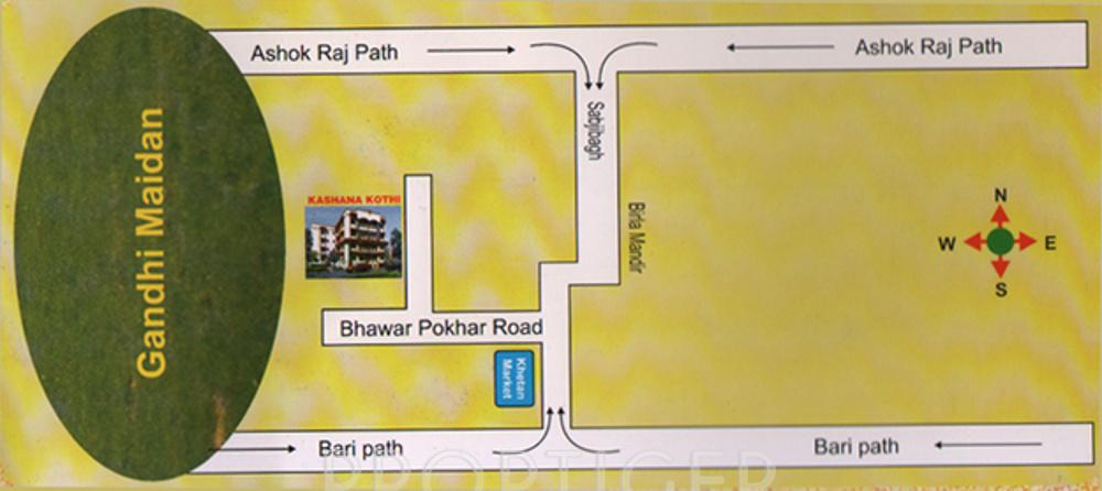 niagaree-builders kashana-kothi Location Plan