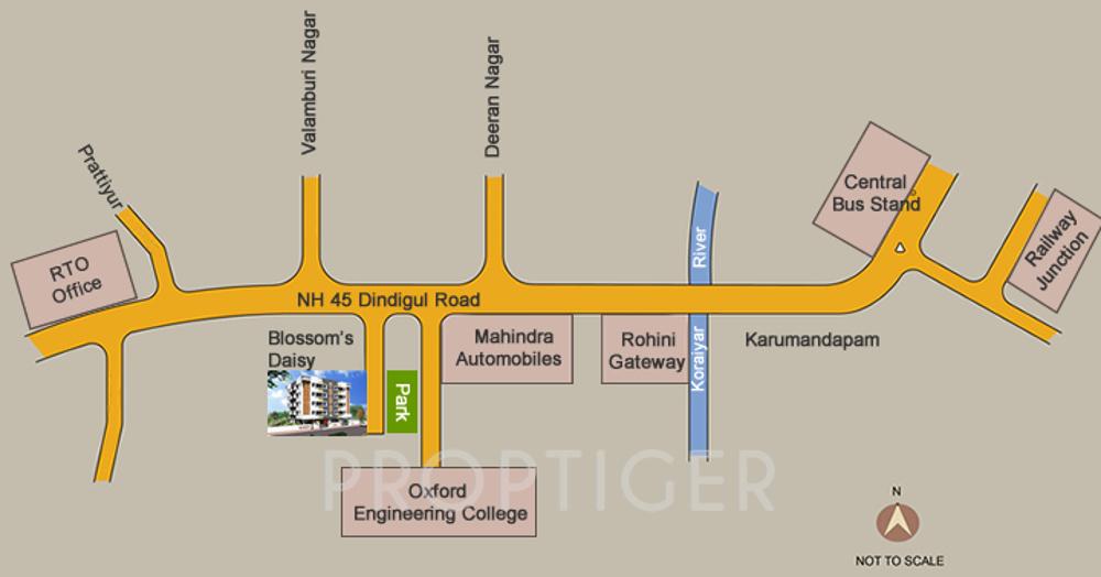 blossom-property-developers daisy Location Plan