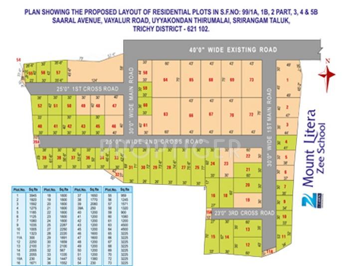 vsquare-group saaral-avenue Layout Plan