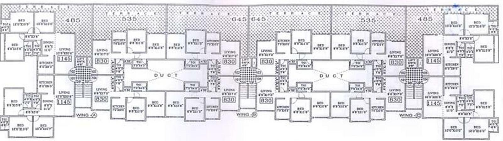 Images for Cluster Plan of Mirchandani Gardens