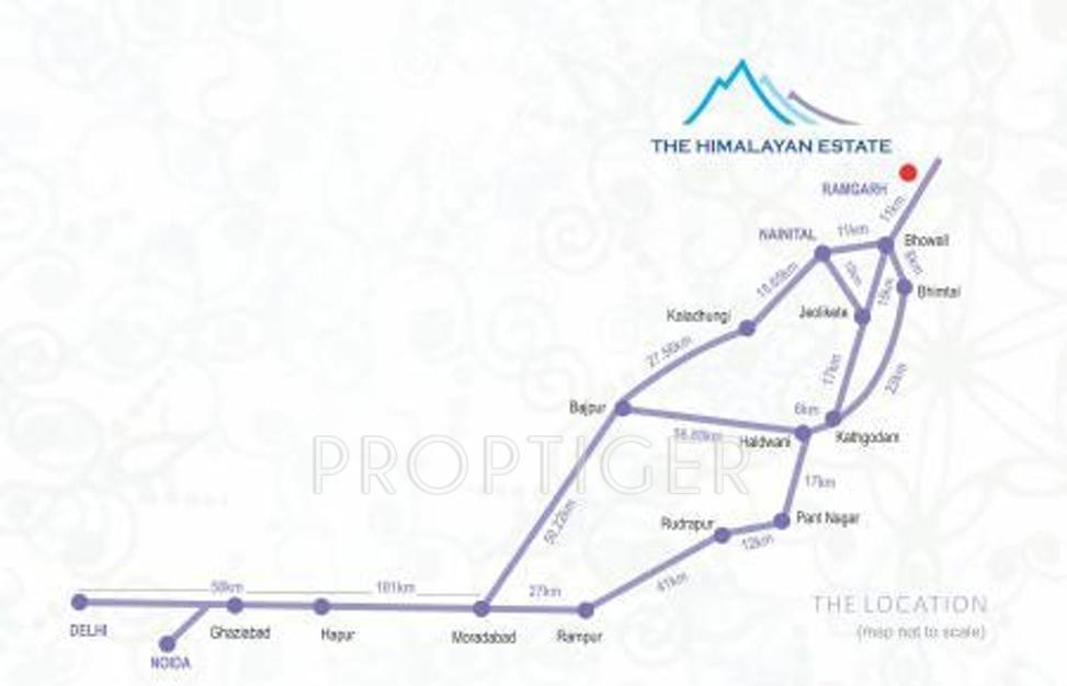earthcon himalayan-estate Location Plan