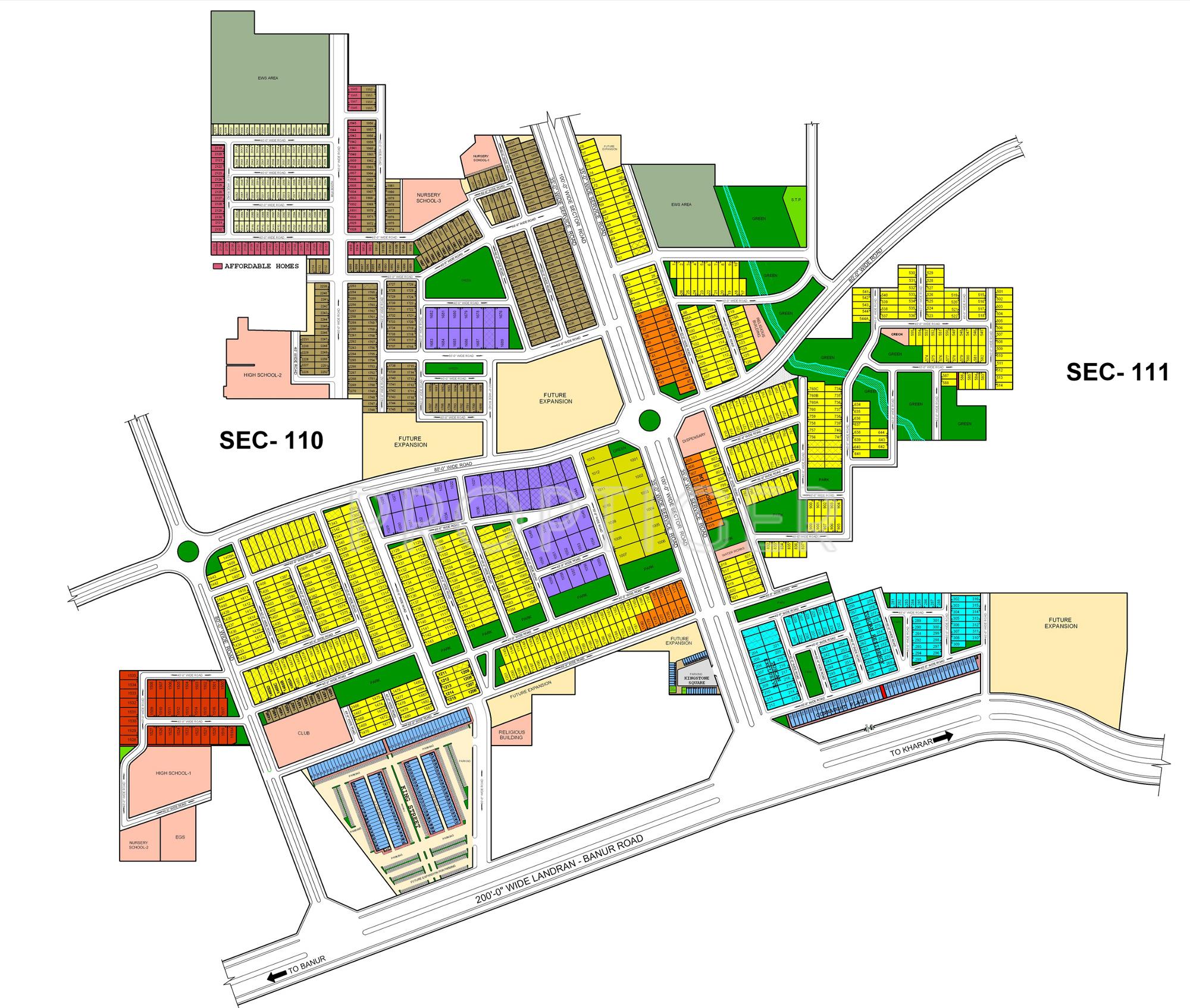 Images for Site Plan of TDI TDI City 2 Plots