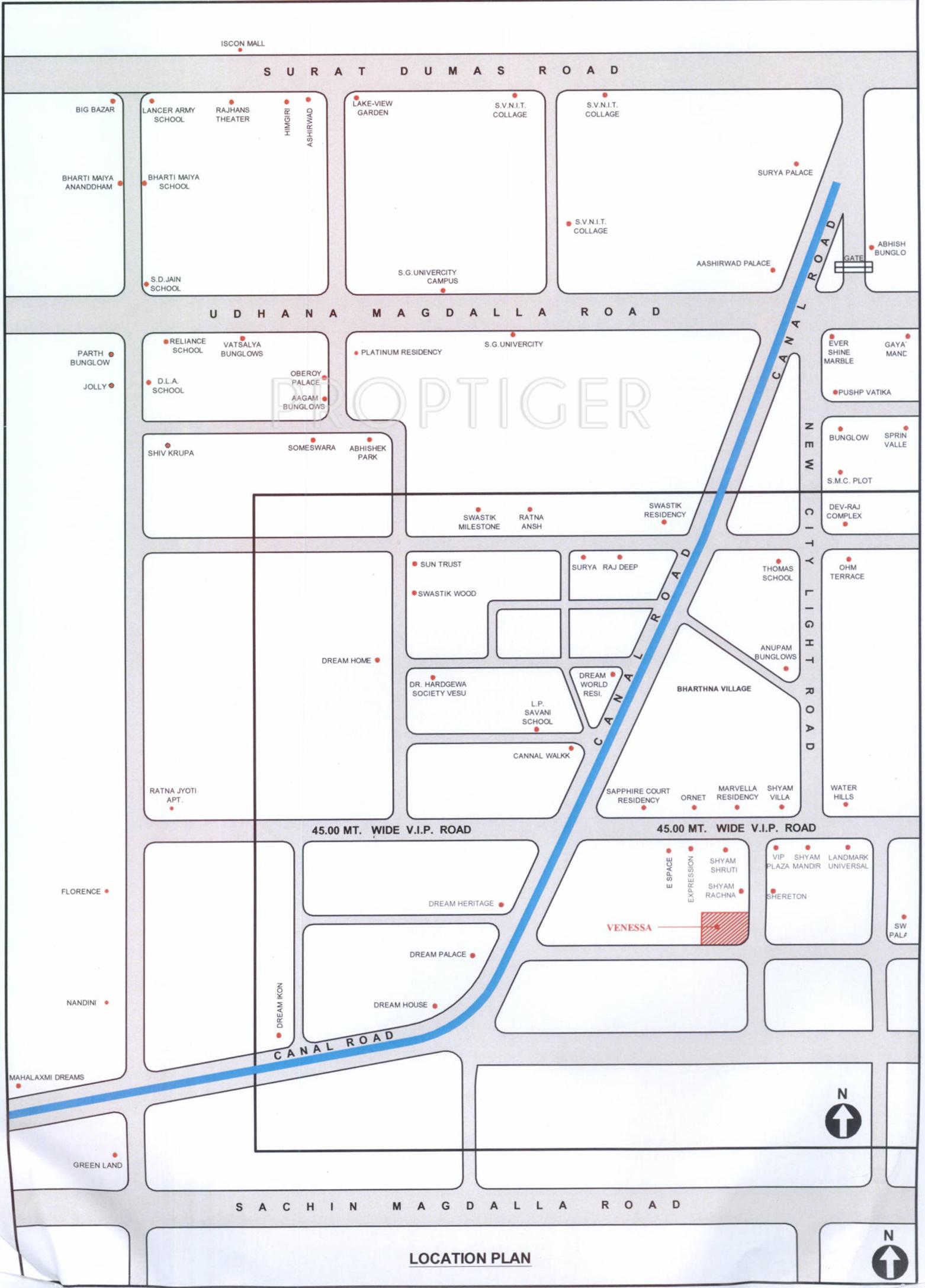 Images for Location Plan of Siddhi Venessa