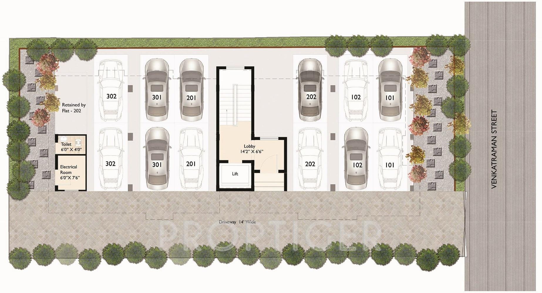 ceebros kamakshi Site Plan