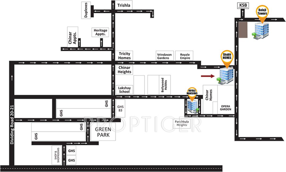 Images for Location Plan of Royale Balaji Towers
