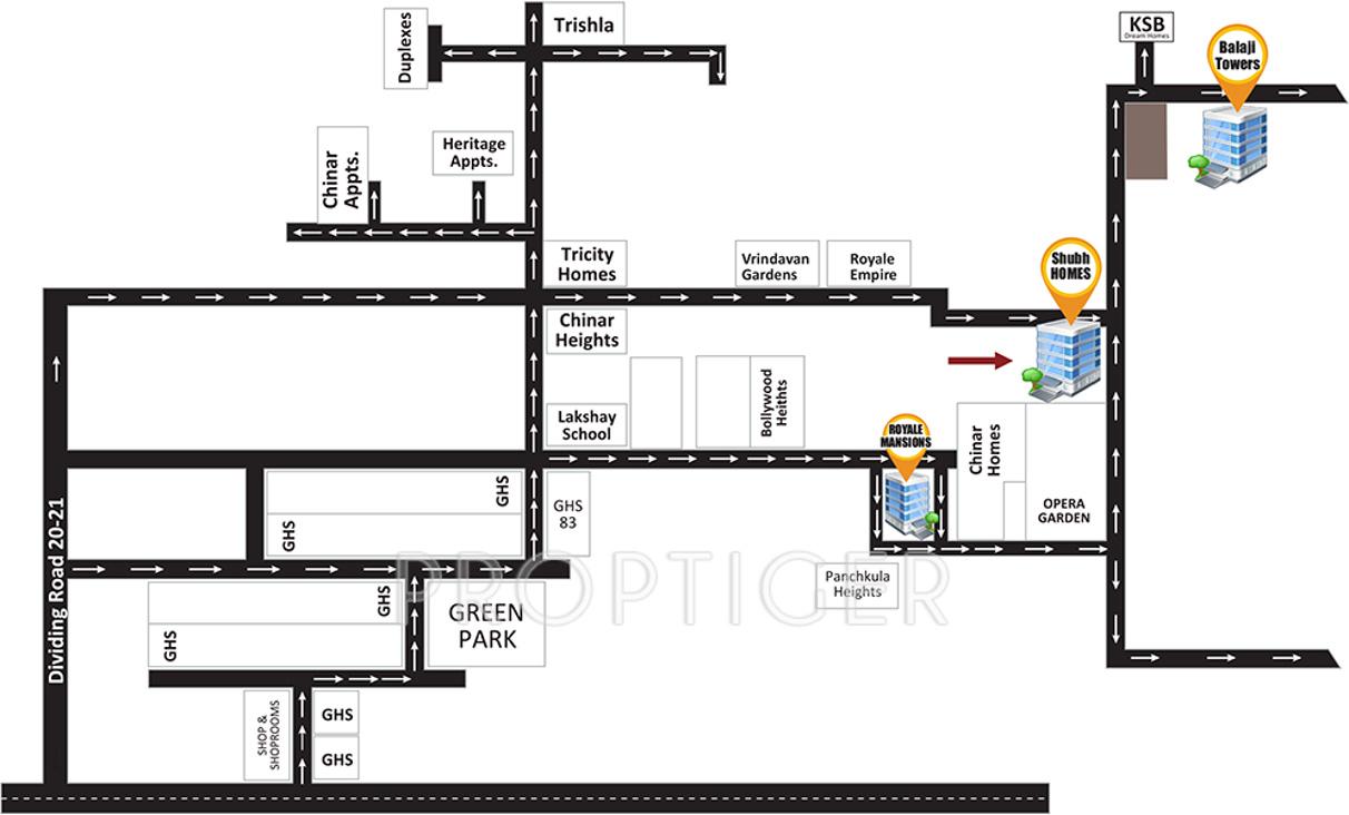 Images for Location Plan of Royale Shubh Homes