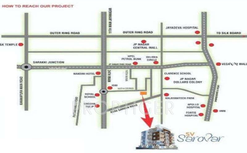 sri-vinayaka-infra sarovar Location Plan