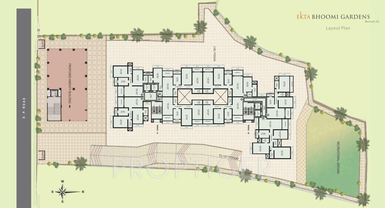 Images for Layout Plan of Bhoomi Group Ekta Garden Phase 2