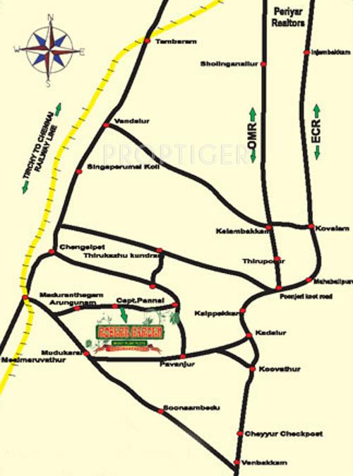 Images for Location Plan of Periyar Robert Garden