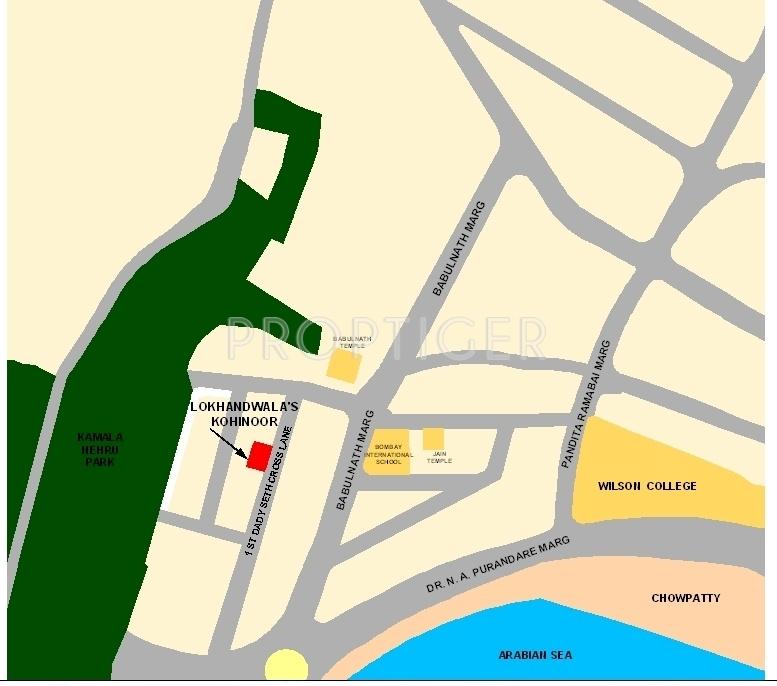 Images for Location Plan of Lokhandwala Infrastructure Kohinoor