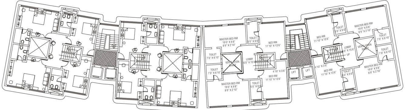 Images for Cluster Plan of Lokhandwala Windswept
