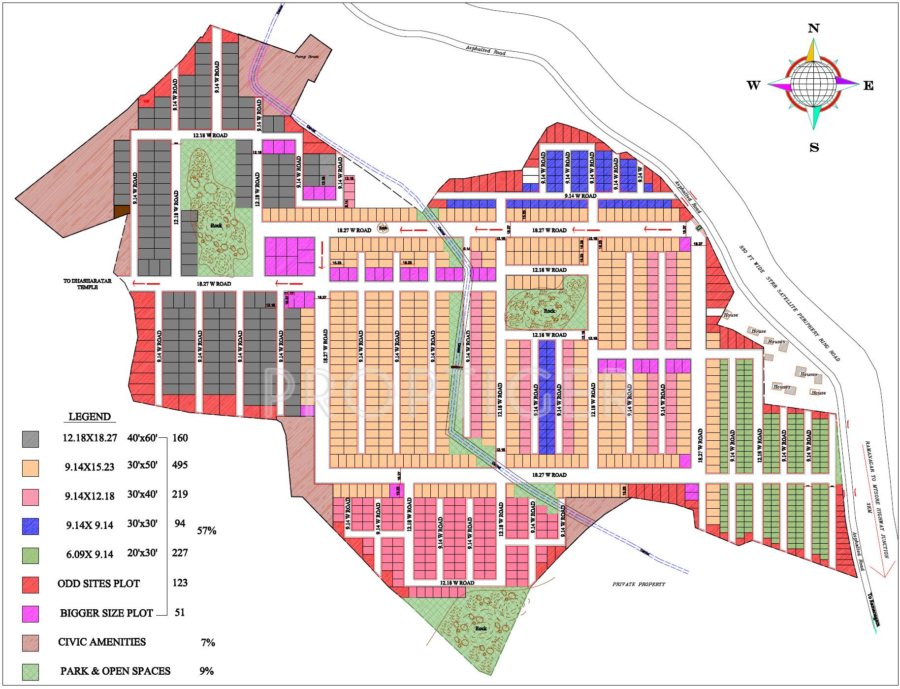 Images for Layout Plan of Jaithra Nagar