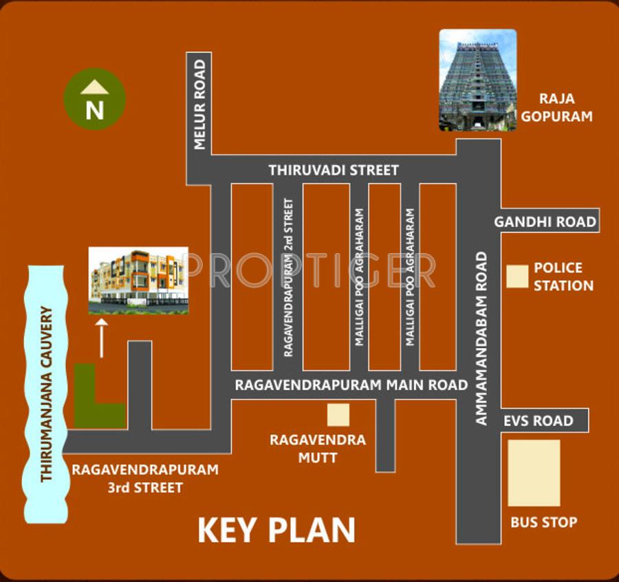kvm-housing-developers pranav Location Plan