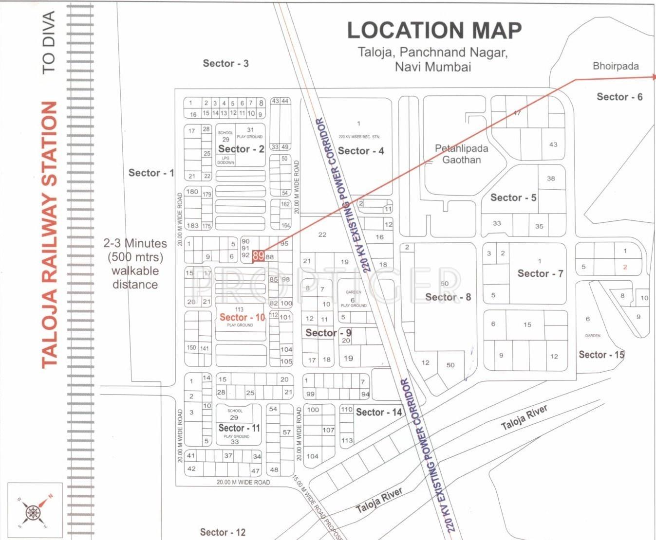 Images for Location Plan of Sanskriti Cottage Villa