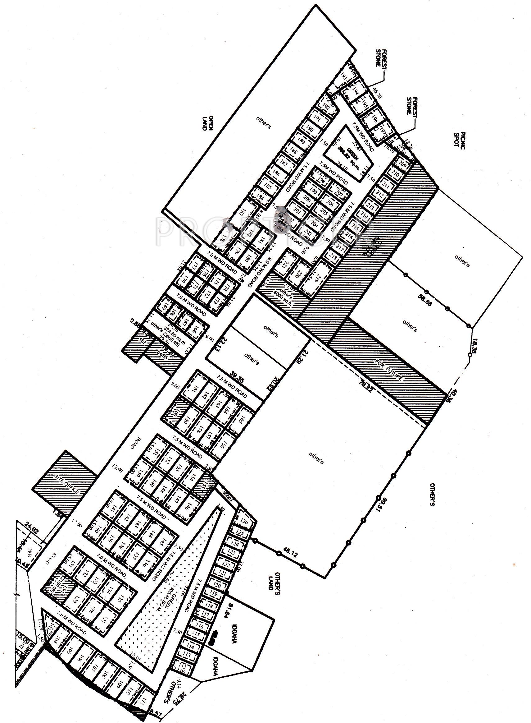 Images for Layout Plan of Manas Residency Extension II