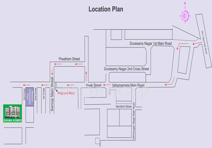 aries-ventures shama-homes Location Plan