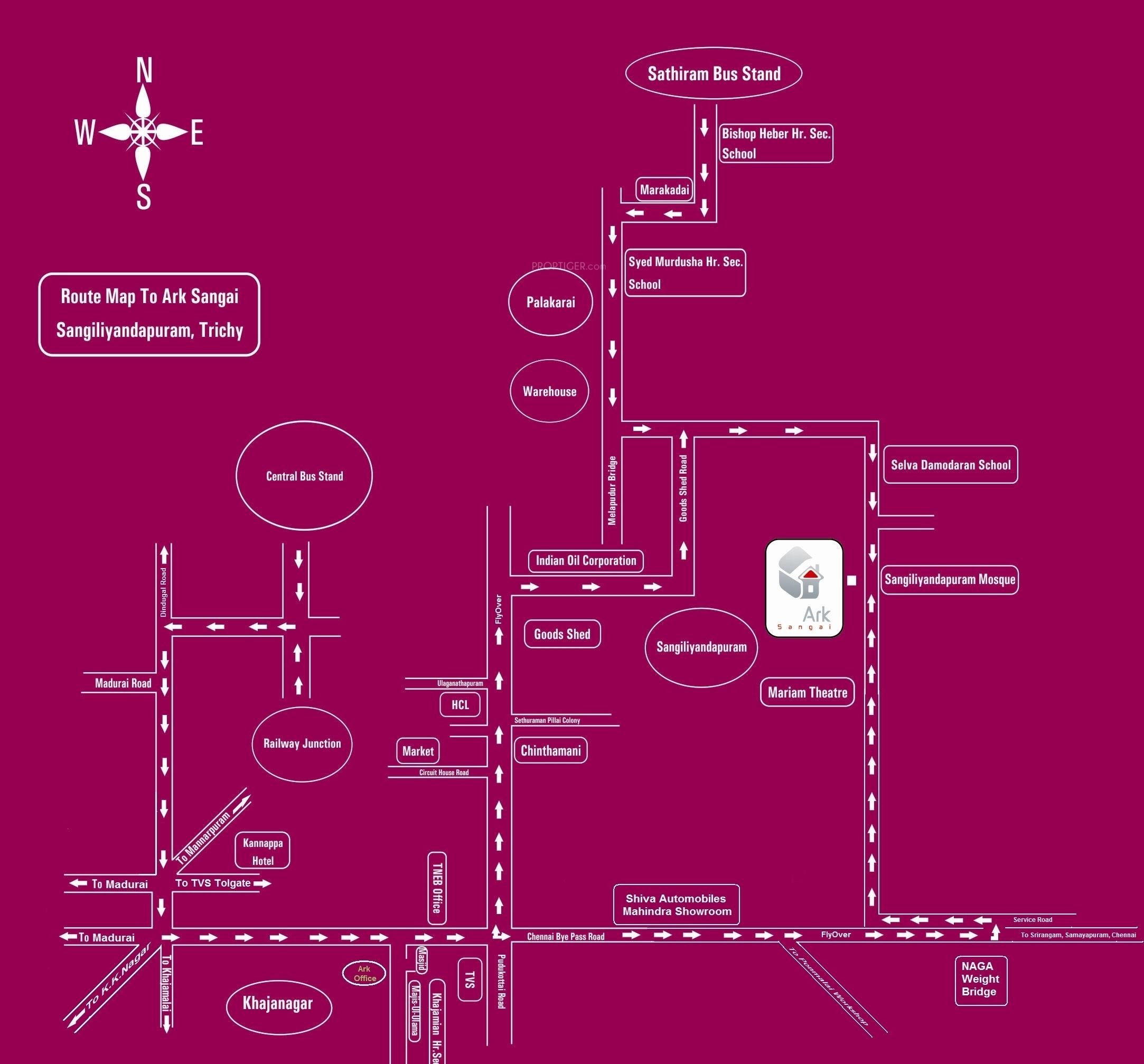 ark-construction sangai Location Plan