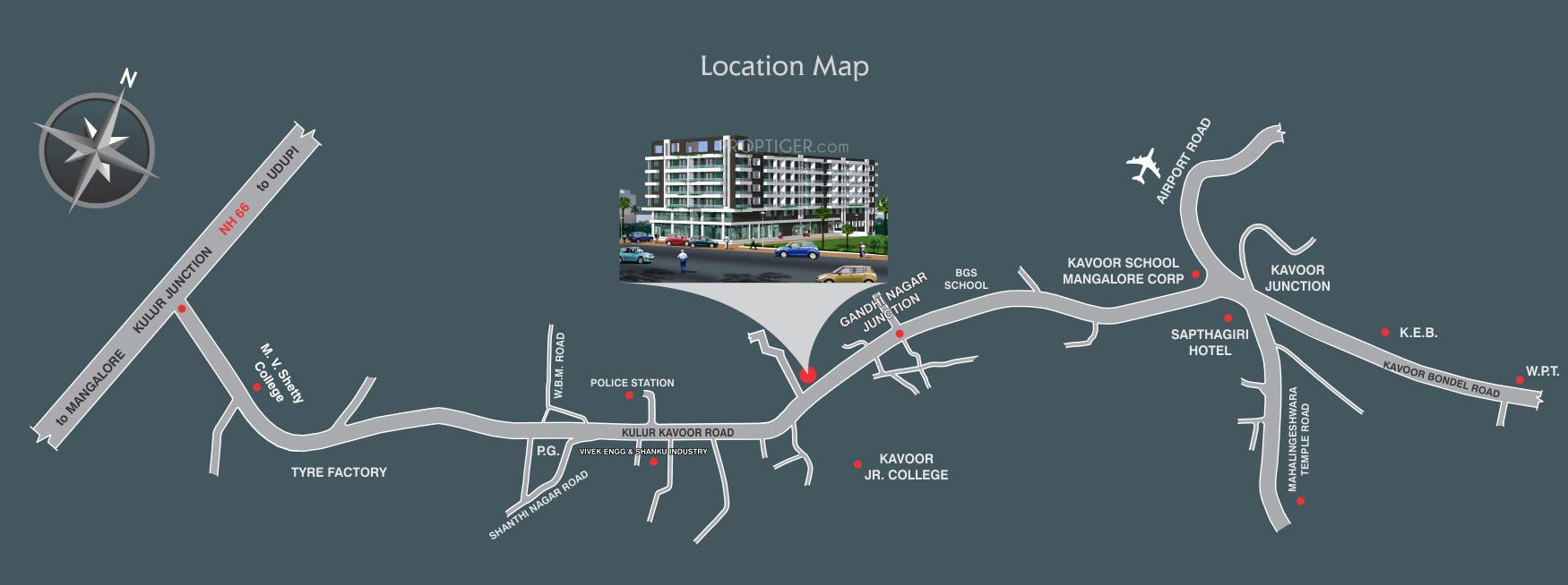 mugrody-developers-&-builders enclave Location Plan