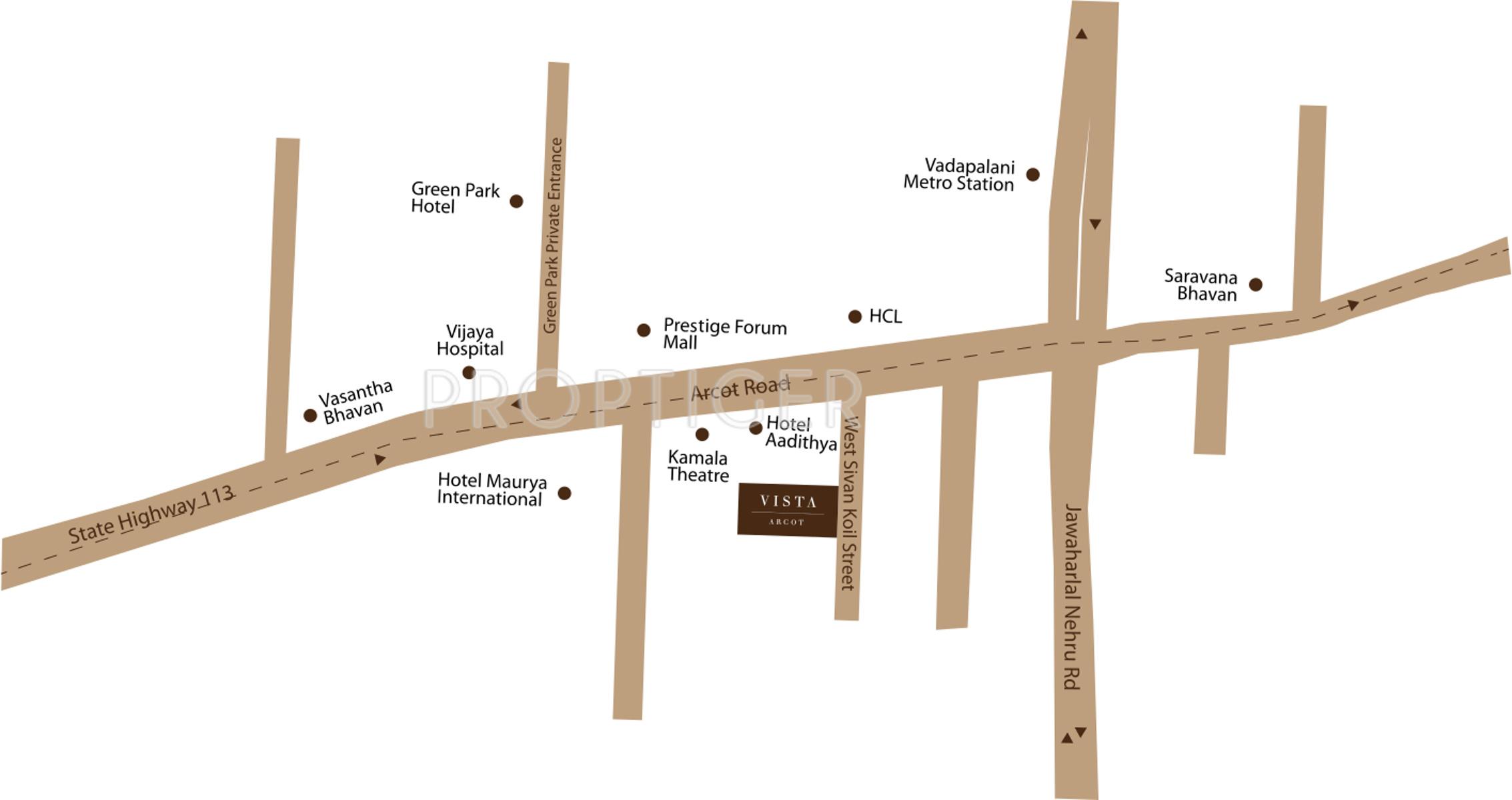 Images for Location Plan of Vista Spaces Arcot