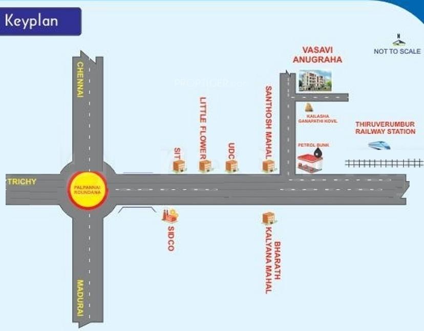 sri-vasavi-developers anugraha Location Plan