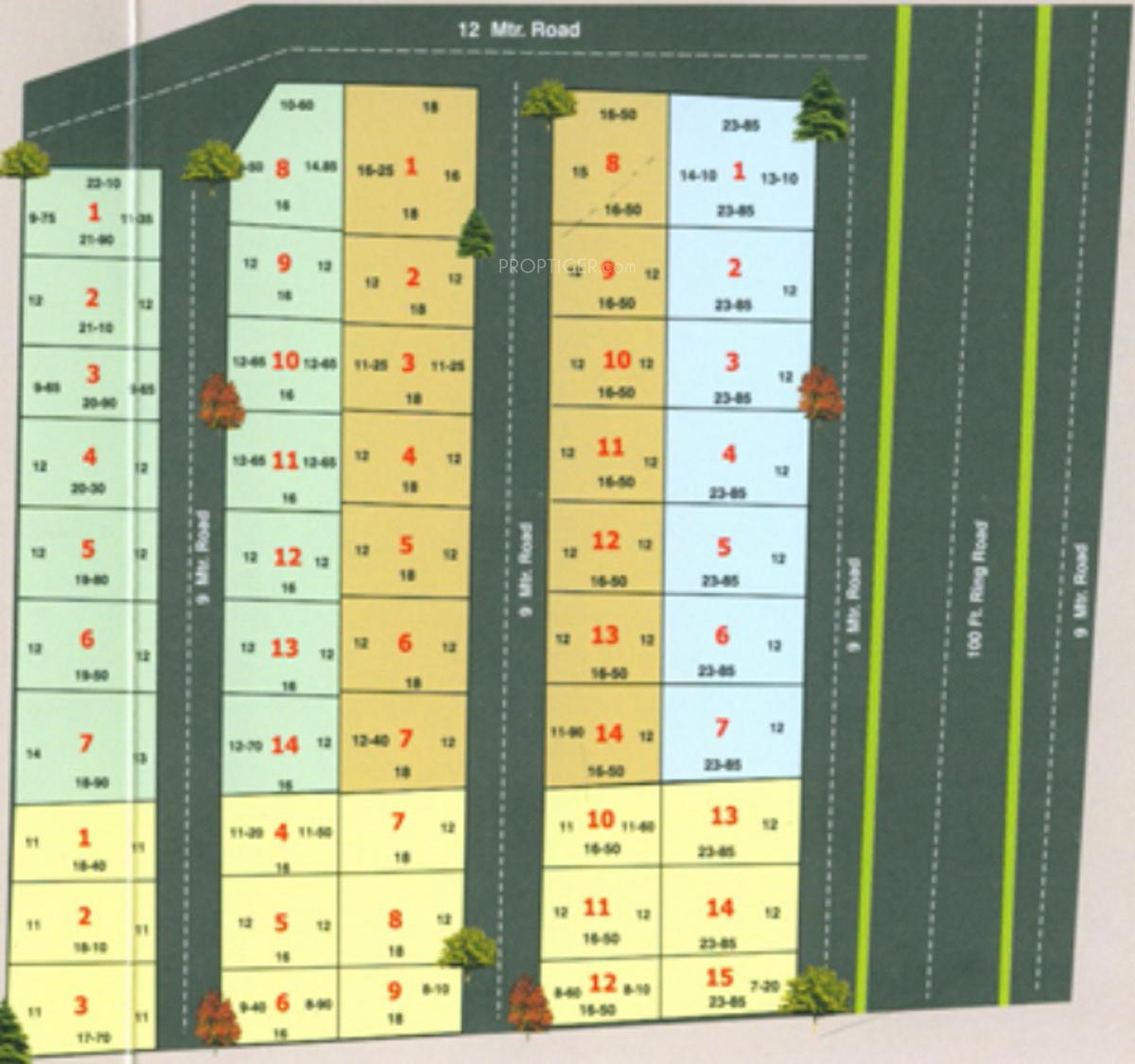globus-builders sanskar-colony Layout Plan