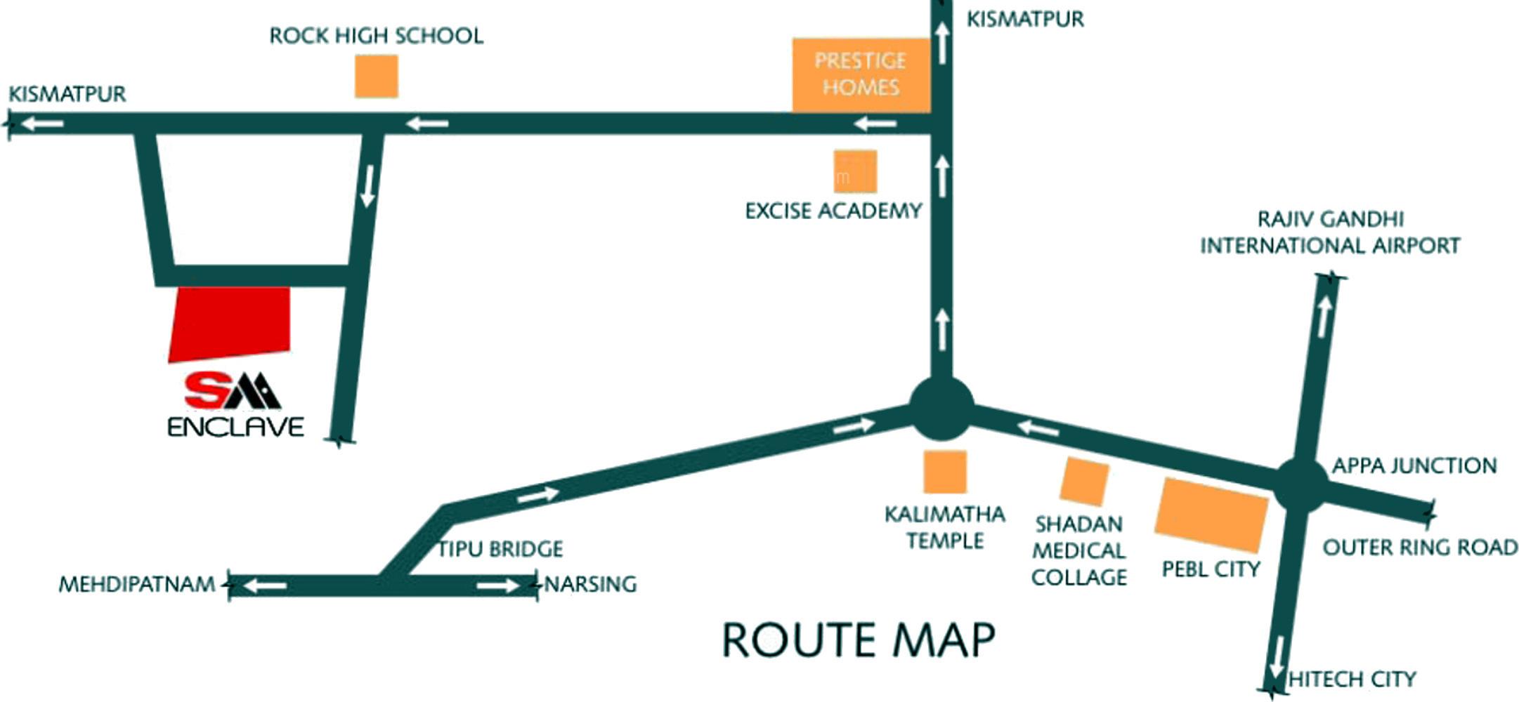 sm-enclave-villa Location Plan