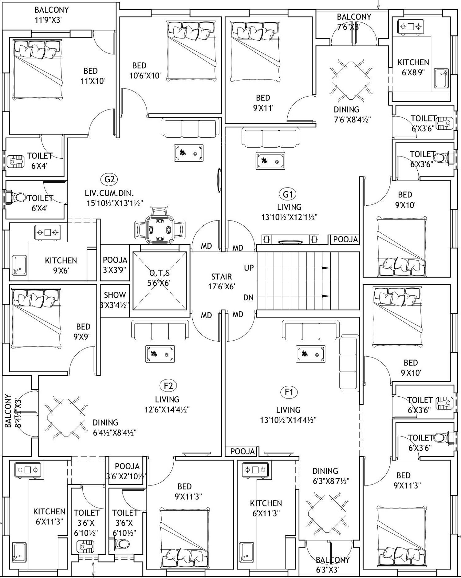 Images for Cluster Plan of KRS Omkara