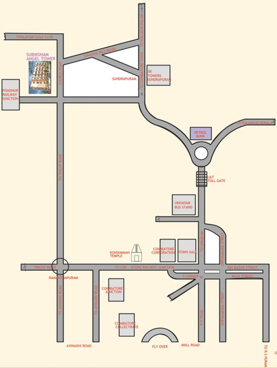 Images for Location Plan of Subiksham Angel Tower