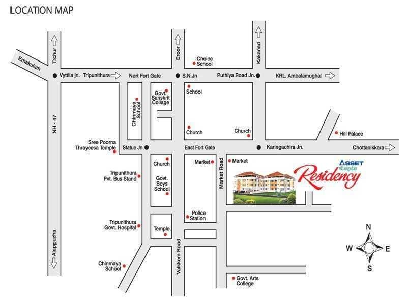 vilangadan-residency Location Plan