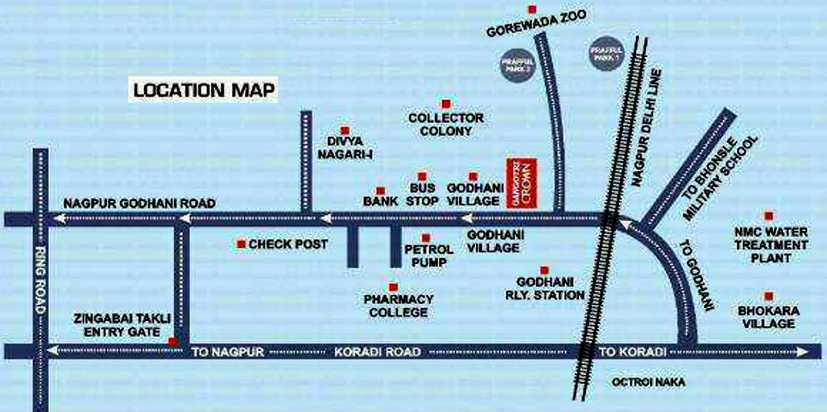 Images for Location Plan of Pande Gangotri Crown