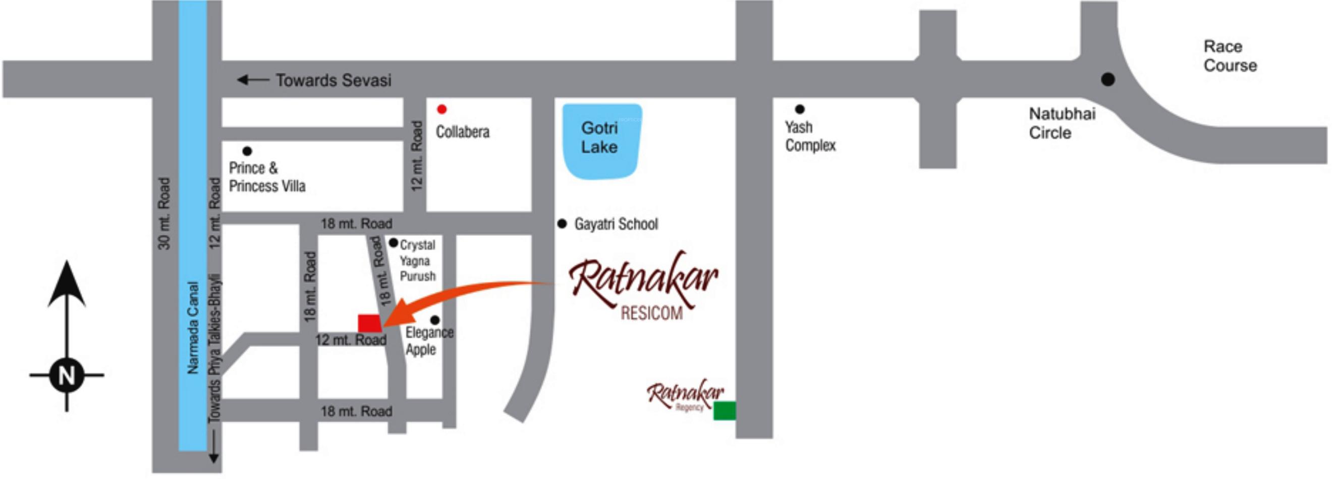 Images for Location Plan of Ratnakar Realty Resicom