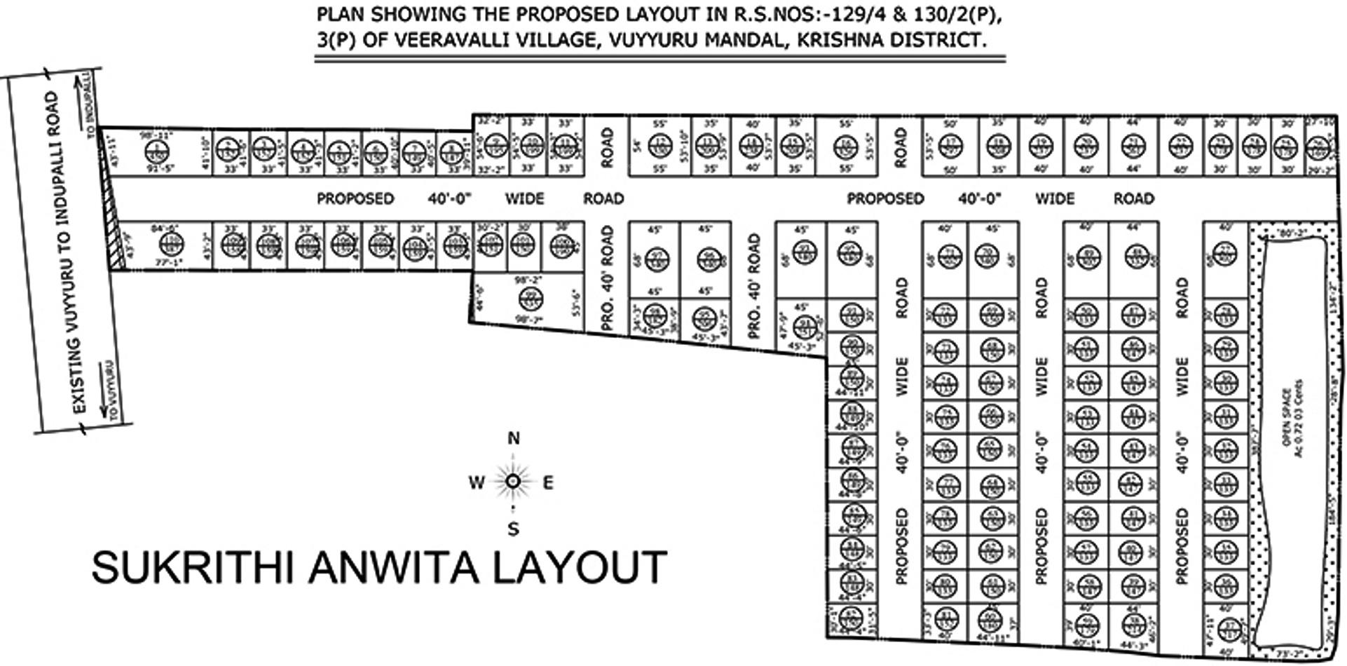 Images for Layout Plan of Subhagruha Projects Sukrithi Anwita
