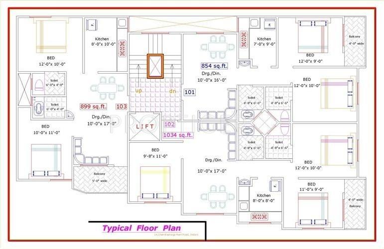 Images for Cluster Plan of Laxmi Land Developers Ganga Avenue