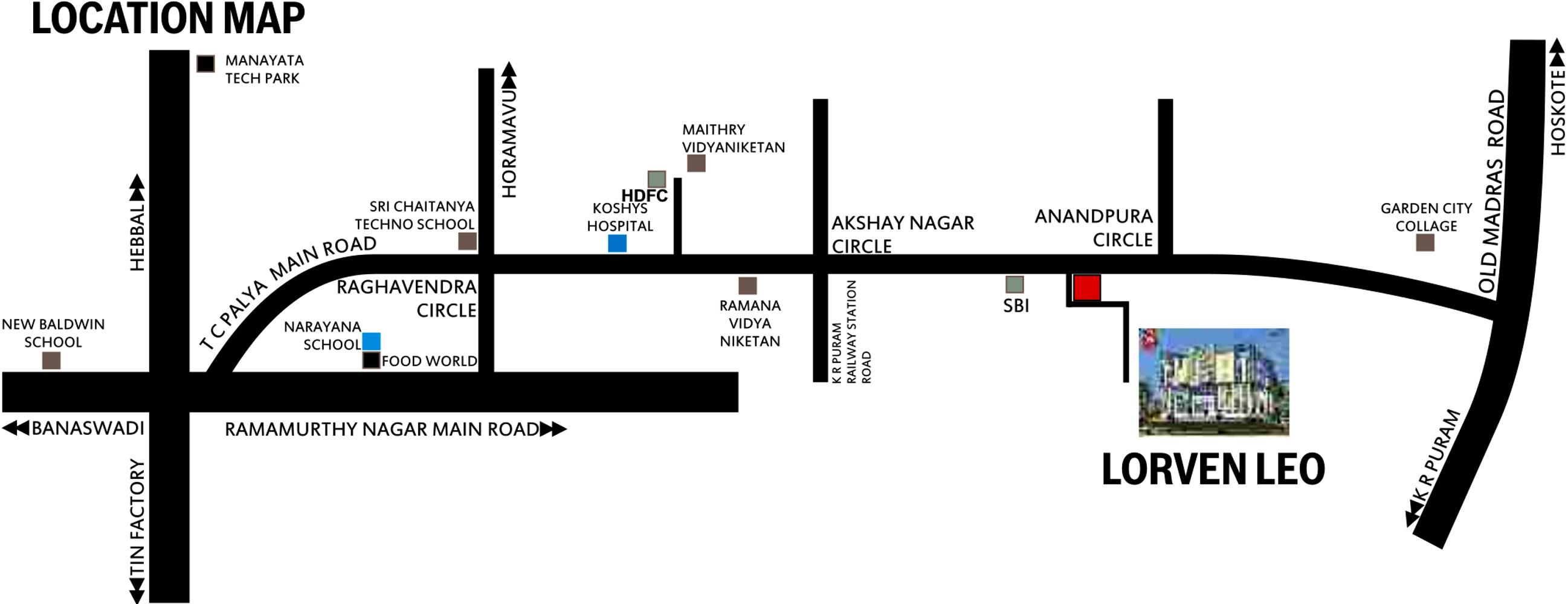 Images for Location Plan of Lorven Realtors Leo