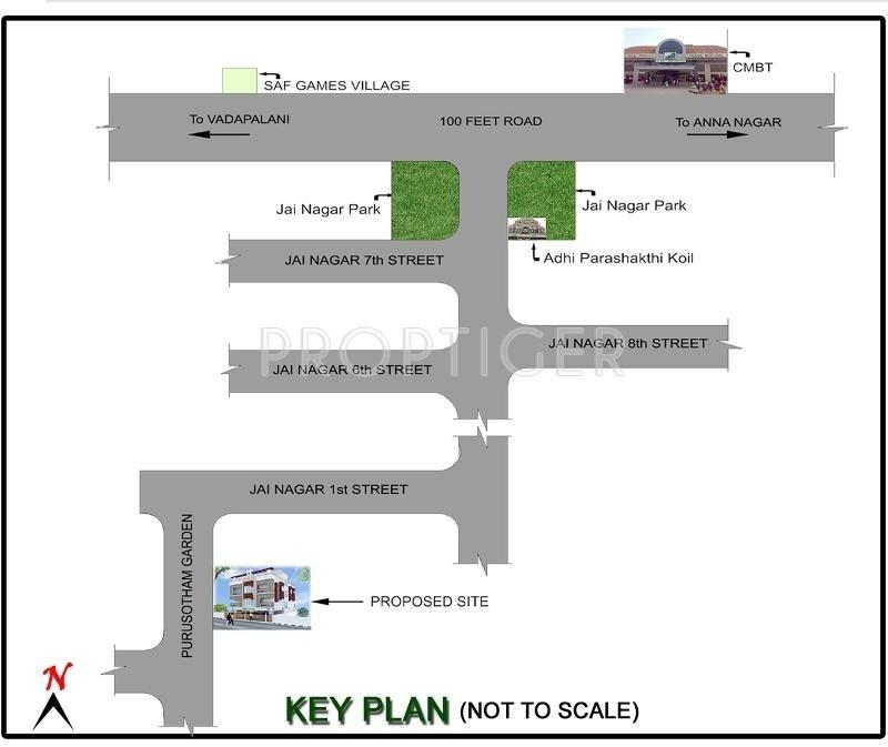 Authentic Builders Ashvar Blossoms Location Plan