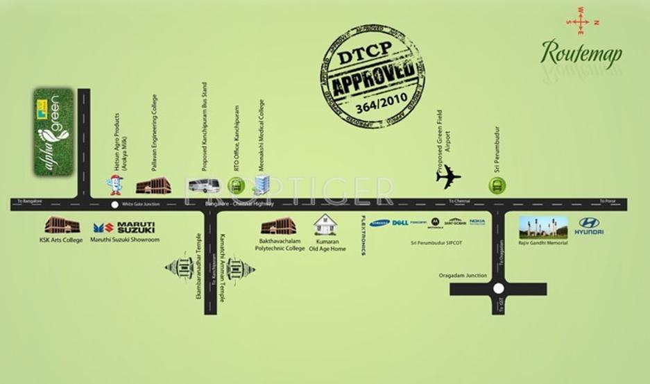 VIP Housing Alpha Green Location Plan