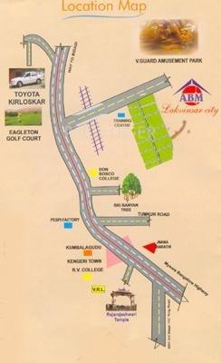 Images for Location Plan of Abm Buildtech Lakvinsar City