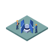 Team assembling rocket components on a launch platform — stage 2, building a scalable PropTech product