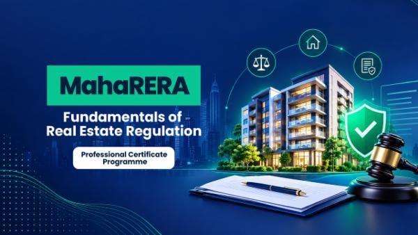 MahaRERA fundamentals course banner – real estate regulation training for agents