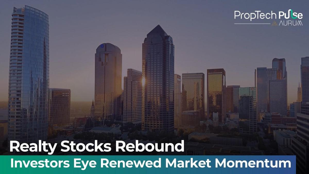 Real estate stocks on the rise