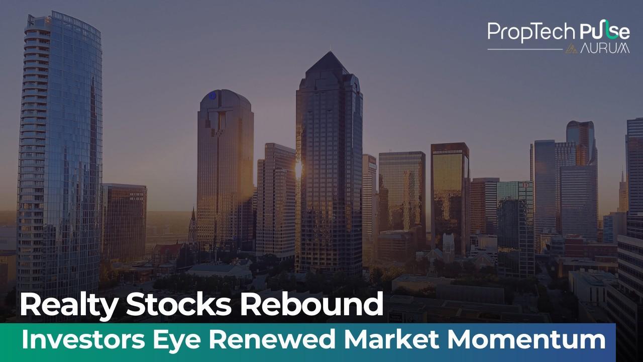 Real estate stocks on the rise