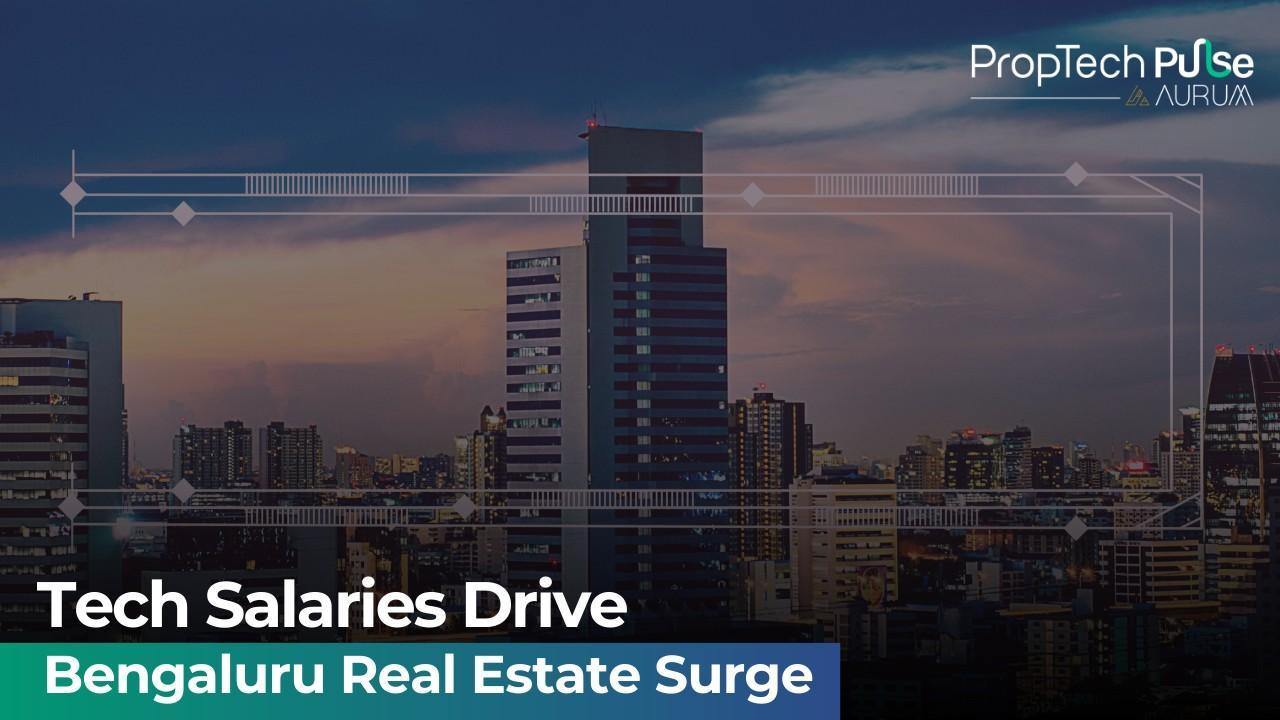 Bengaluru city skyline with real estate development