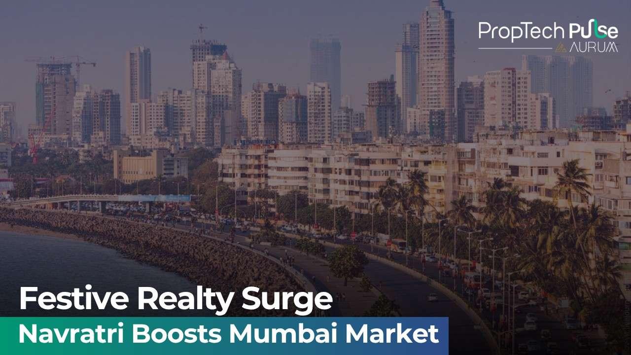 Mumbai skyline with residential buildings