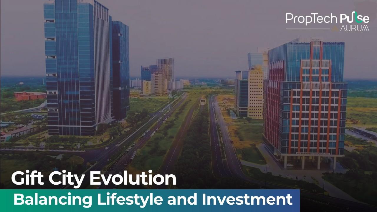 Gift City skyline view