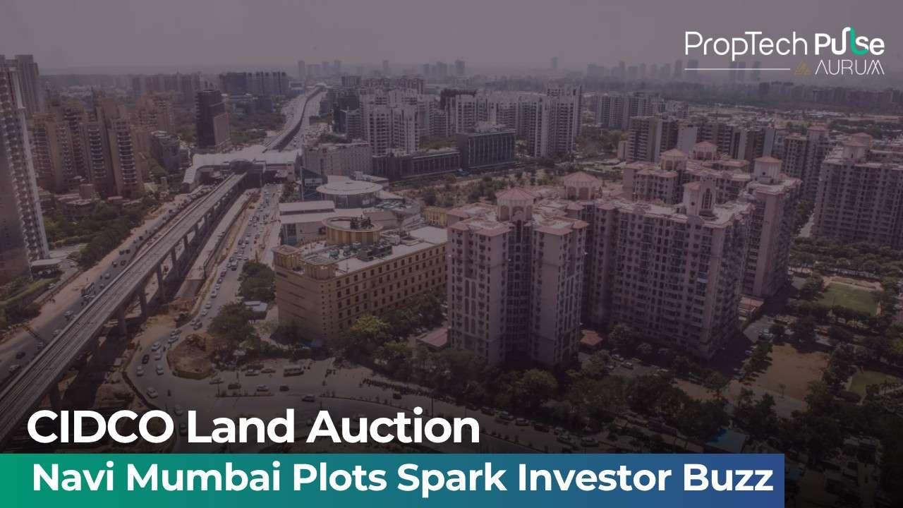 CIDCO auction site near Navi Mumbai Airport