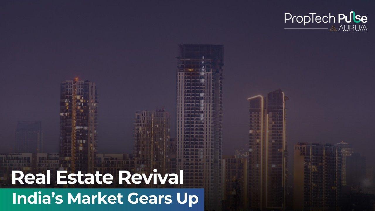 Indian city skyline with construction underway