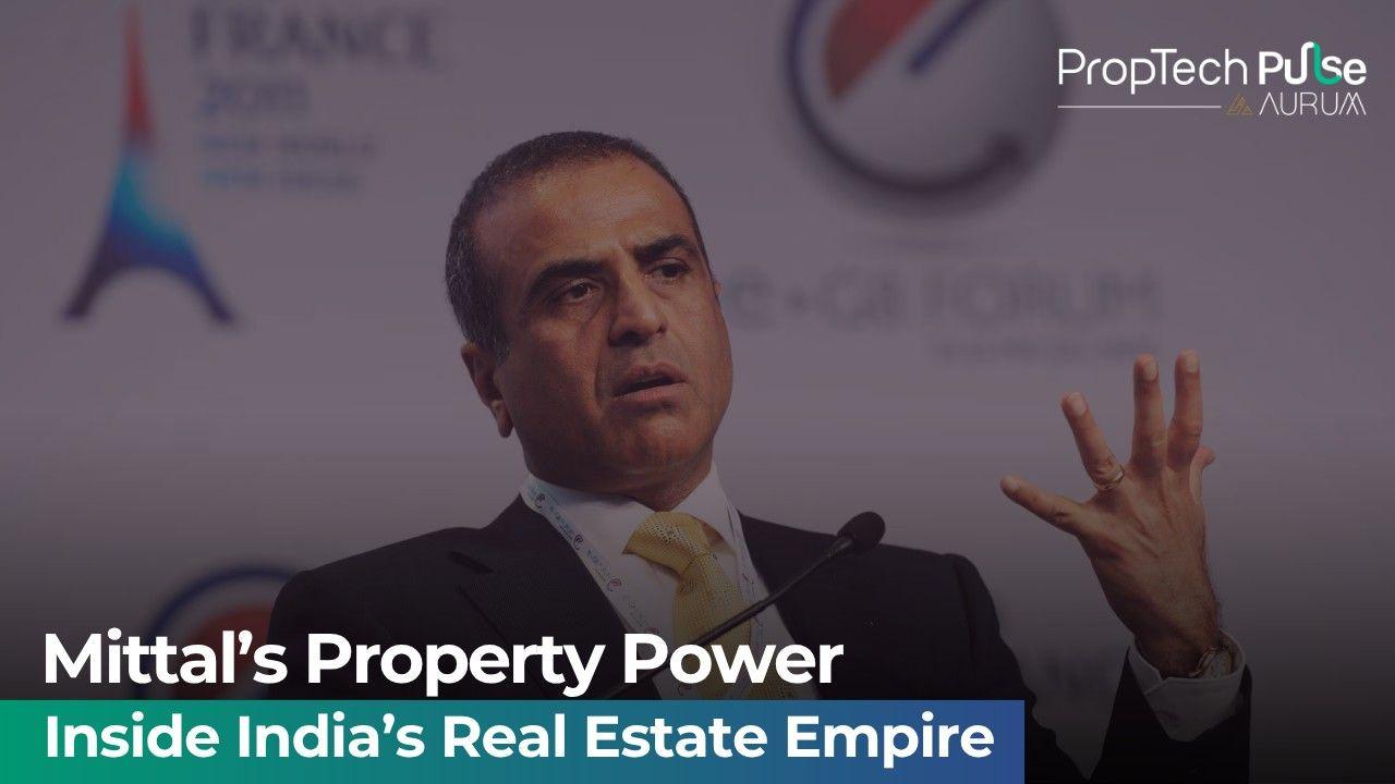 Sunil Mittal in front of a luxury property