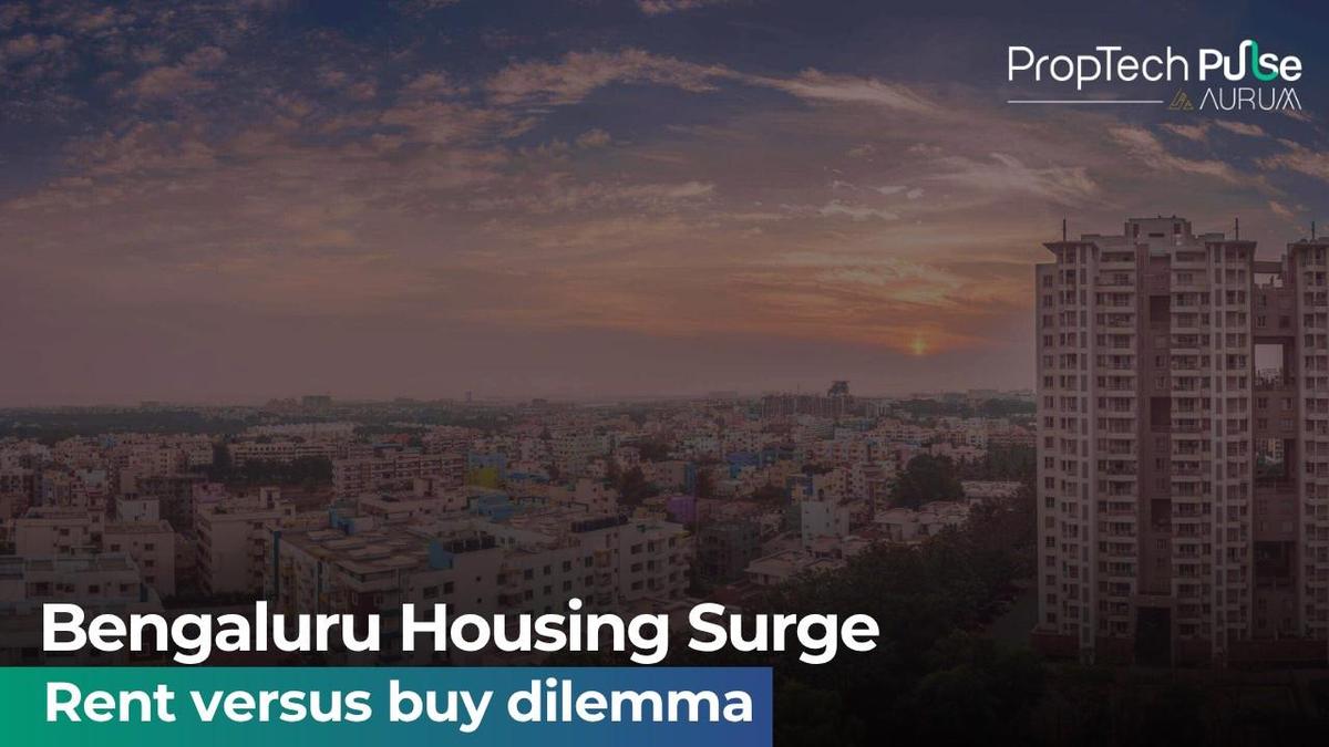 Bengaluru skyline with real estate developments