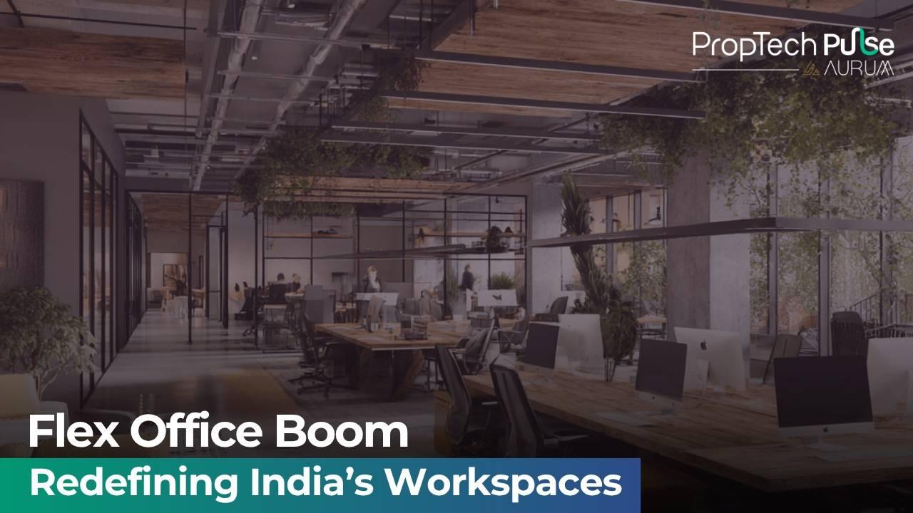 Flex office workspace design showcasing modern interiors