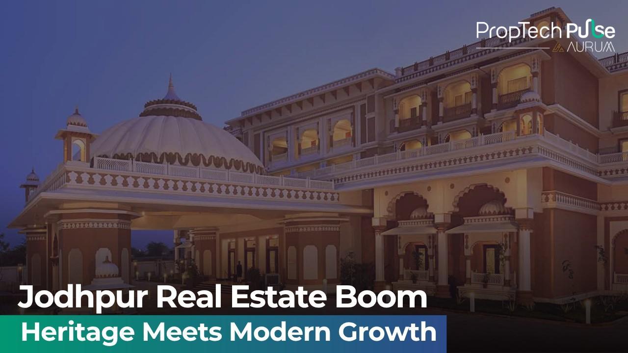 A picturesque view of Jodhpur showcasing its vibrant real estate market.